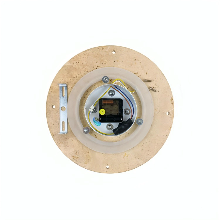RELOJ DE PARED LED DE PIEDRA NATURAL CON ESTILO PREMIUM - 2