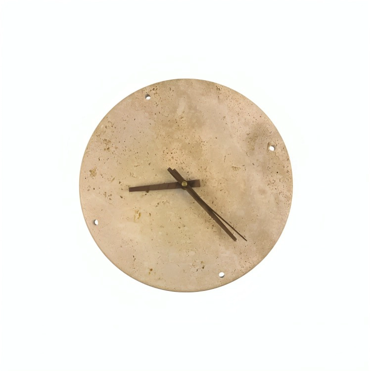 RELOJ DE PARED LED DE PIEDRA NATURAL CON ESTILO PREMIUM - 4