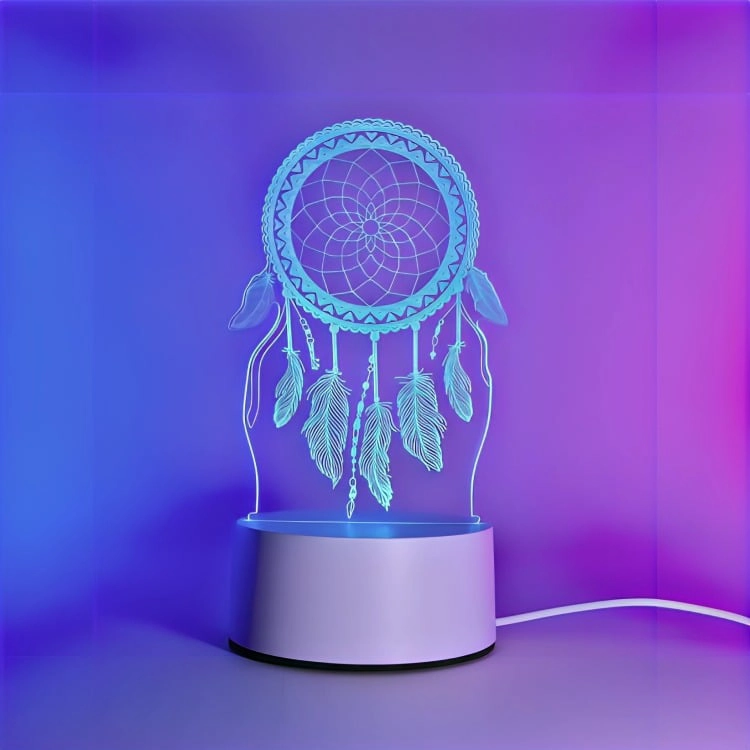 LAMPARA LED RGB VISUALIZACION 3D NETO - 3