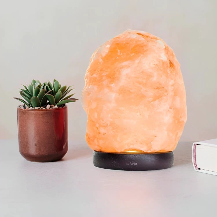 LAMPARA DE SAL CRISTALINA DEL HIMALAYA LED - 1