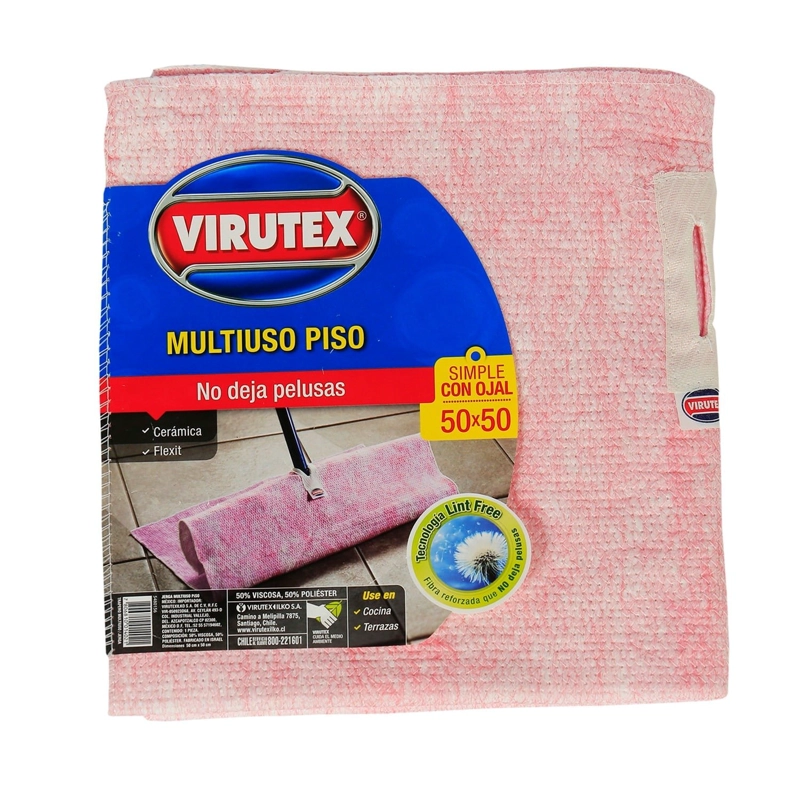 PACK X 4 TRAPERO DE ALGODON SIMPLE 50×50 – VIRUTEX - 1