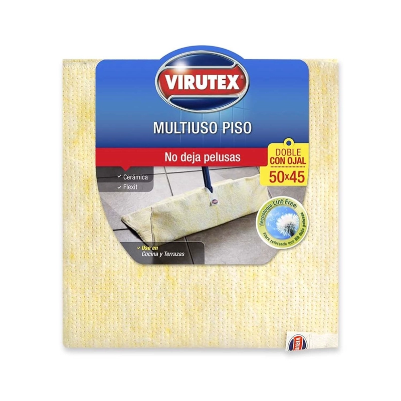 PACK X 4 TRAPERO DOBLE CON OJAL 45×50 CM – VIRUTEX - 2