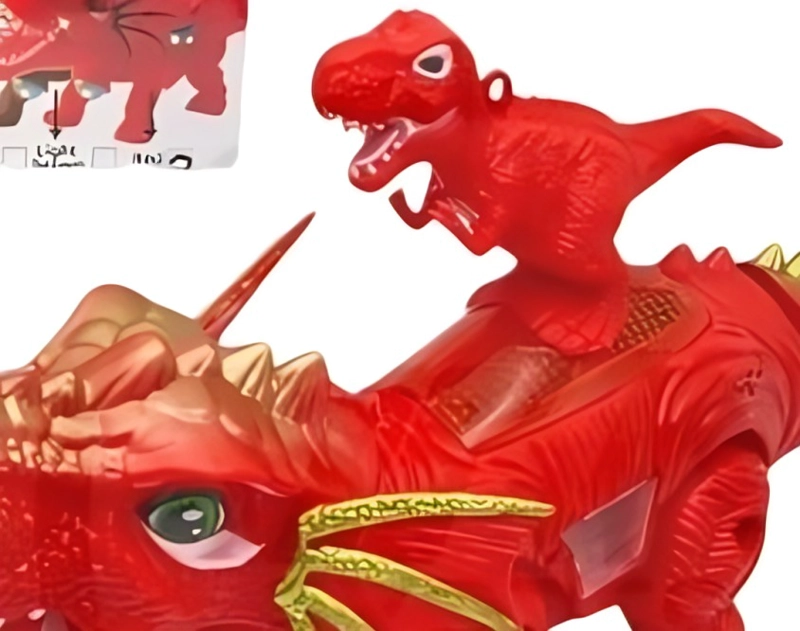 PAK DE 3 DRAGON CON REX JINETE - 1