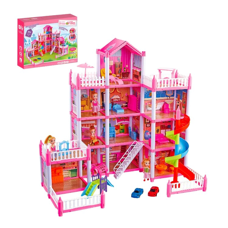 CASA DE MUÑECAS MUÑECAS Y ACCESORIOS 256 PIEZAS - 2