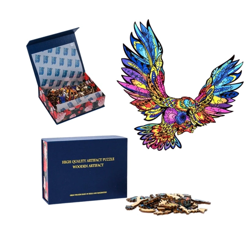ROMPECABEZAS PUZZLE DE MADERA 200 PIEZAS AGUILA - 1