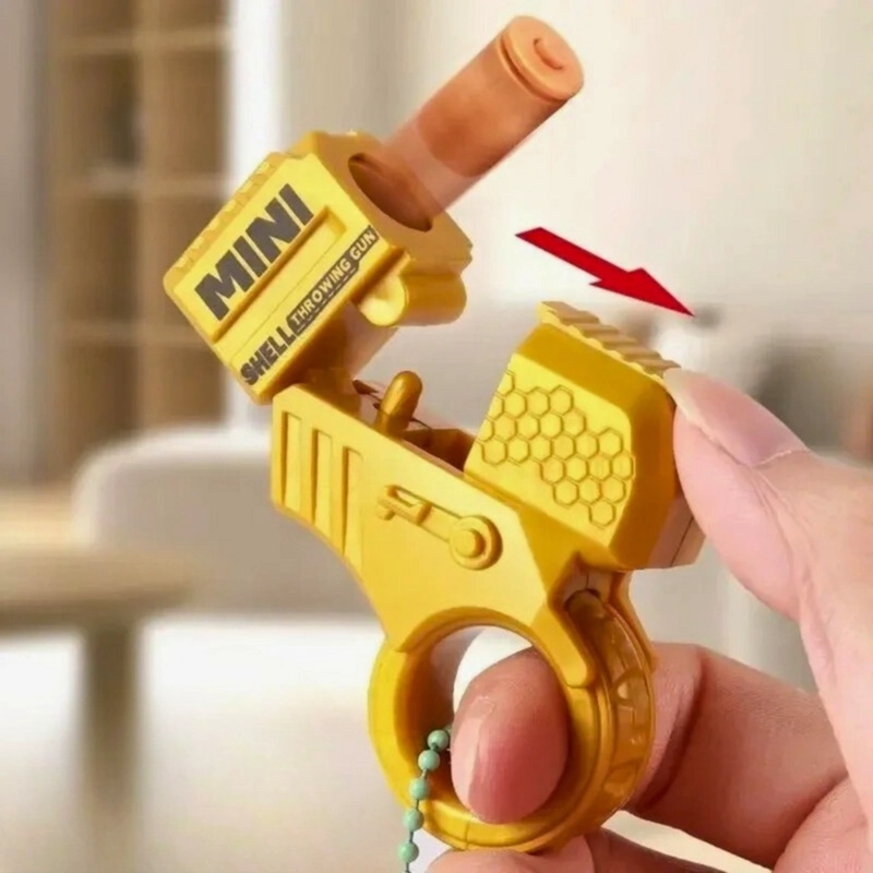 JUGUETE FIDGET MINI LANZADOR ANTI ESTRE S DORADO - 5