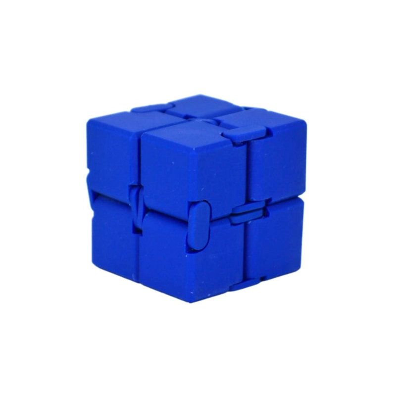 JUGUETE FIDGET CUBE INFINITO ANTI ESTRE S AZUL - 1