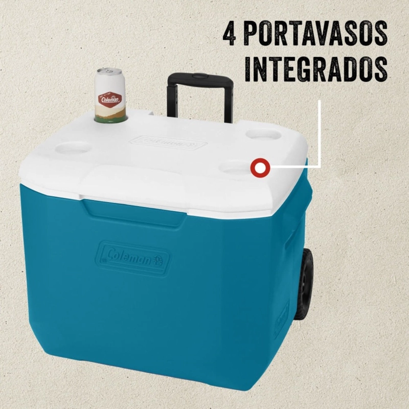COOLER COLEMAN CHILLER 60QTS/57 LITROS AZUL OCEAN - 5