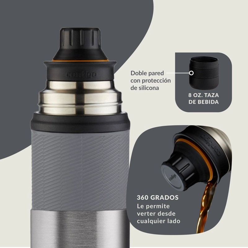 TERMO AL VACIO CONTIGO® DE ACERO INOXIDABLE THERMALOCK 739 ML - 3