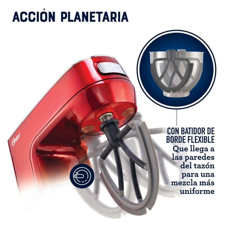 BATIDORA PLANETARIA OSTER® FPSTSMPL3R CON 10 VELOCIDADES - 3