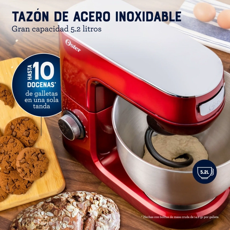 BATIDORA PLANETARIA OSTER® FPSTSMPL3R CON 10 VELOCIDADES - 4