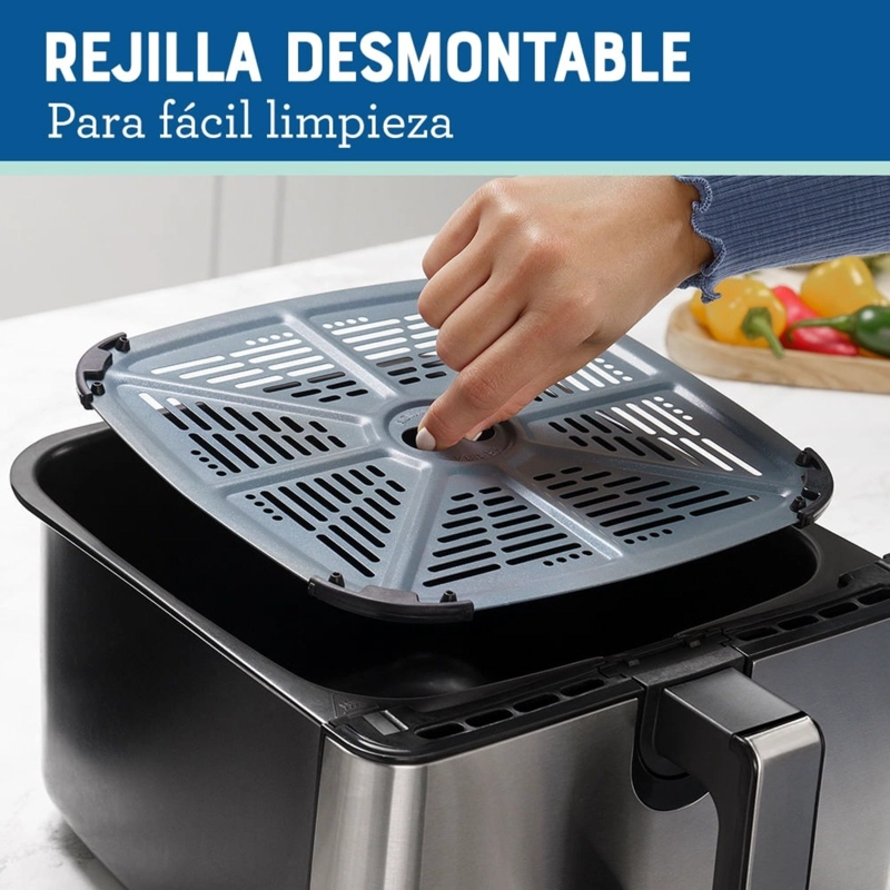 FREIDORA DE AIRE DIGITAL OSTER® CON CAPACIDAD DE 9 LITROS CKSTAF90D - 7