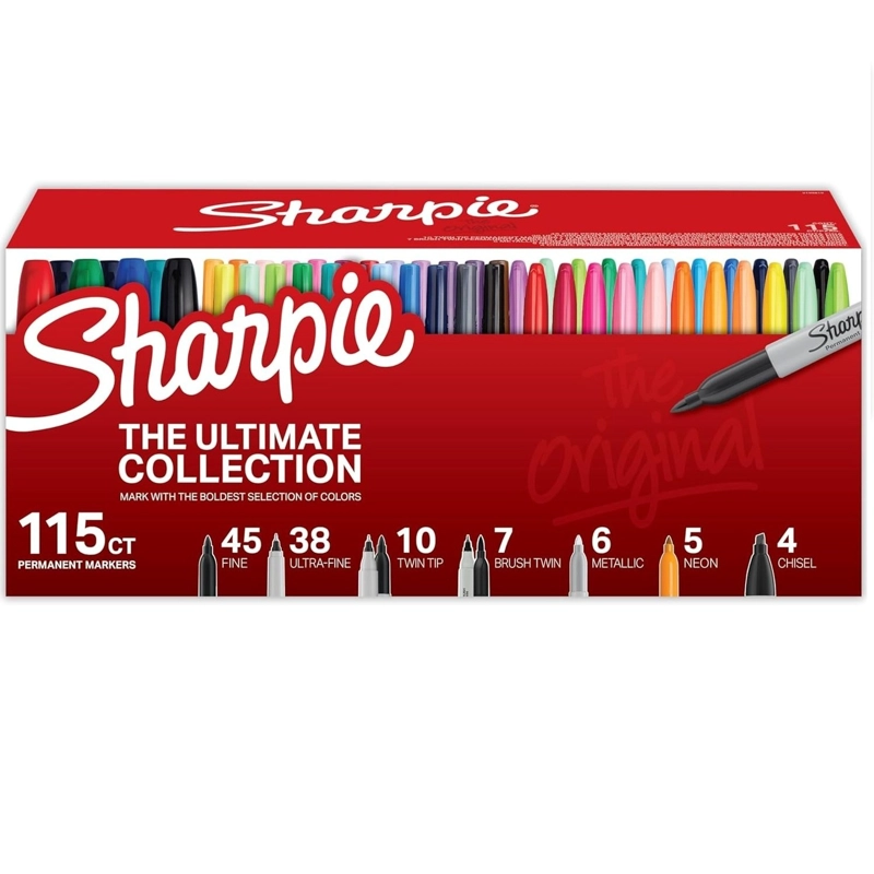 MARCADORES PERMANENTES UTIMATE PACK COLORES 115 PIEZAS - 2