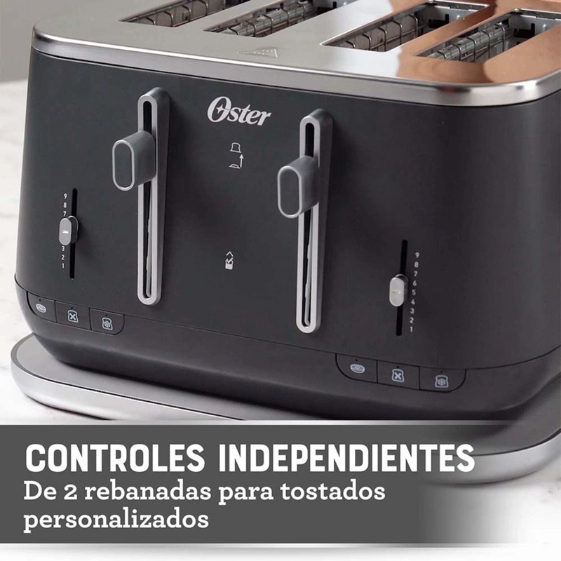 TOSTADORA PREMIUM PARA 4 REBANADAS TSSTTA4540B - 5