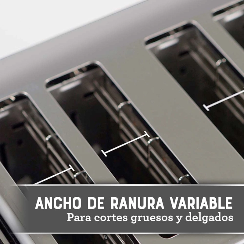 TOSTADORA PREMIUM PARA 4 REBANADAS TSSTTA4540B - 6
