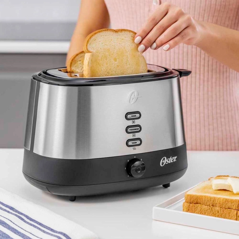 TOSTADOR OSTER® 2 REBANADAS EN ACERO INOXIDABLE TSSTTR500 - 4