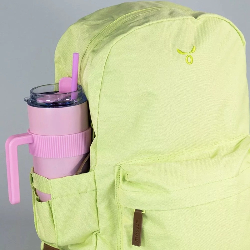 MOCHILA MANHATTAN LIGHT GREEN MOOSE - 4