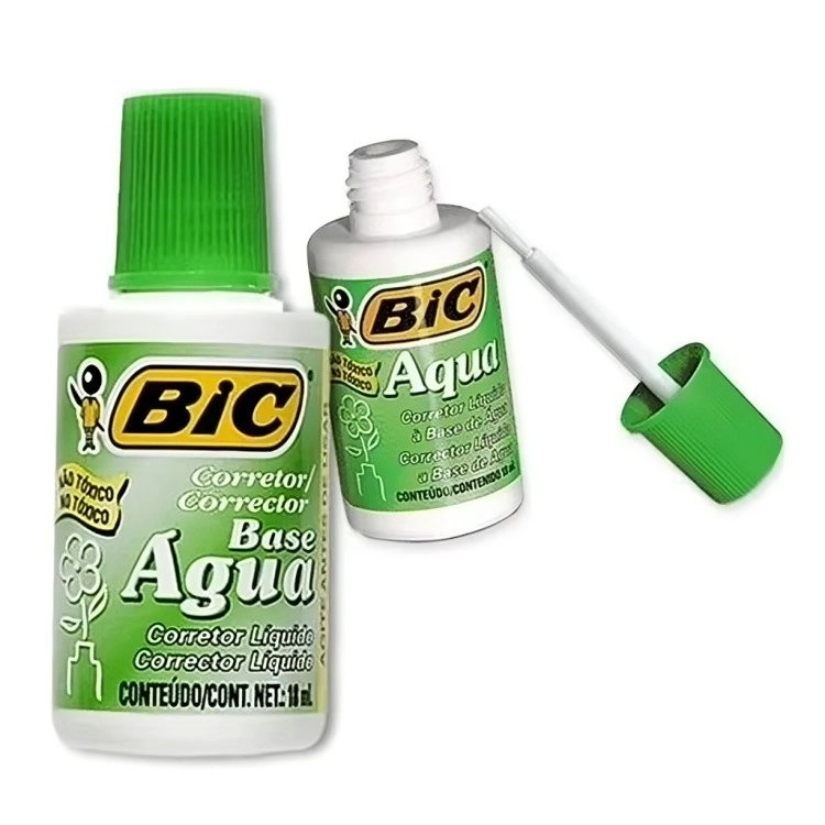 PACK 4 CORRECTOR BOTELLA ECO AQUA – BIC - 1