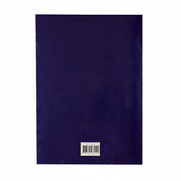 PACK 4 ARCHIVADOR PLASTIFICADO CON GUSANO / AZUL- AUCA - 2