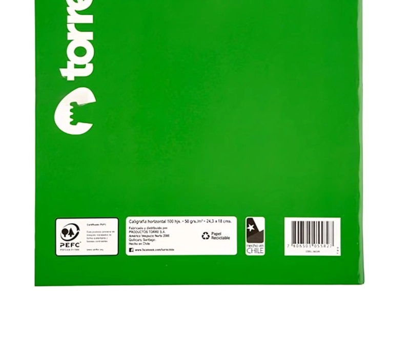 PACK 4 CUADERNO COLLEGE CALIGRAFIA VERTICAL 100 HOJAS - 3