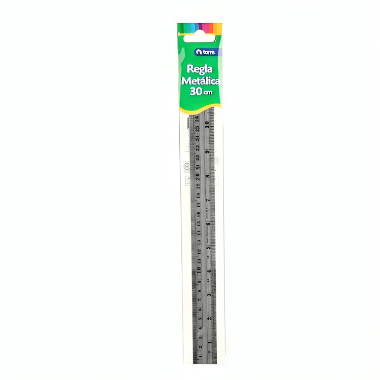 PACK 4 REGLA METALICA 30 CM - 1