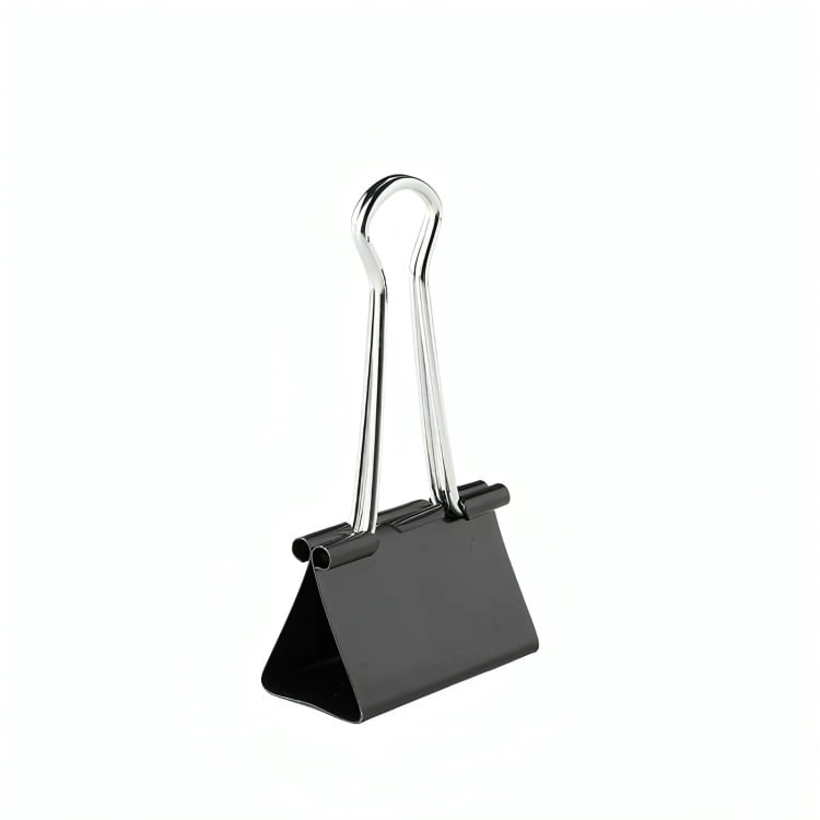 PACK 4 CAJA DOBLE CLIP NEGRO 32 MM 12 UND - 1