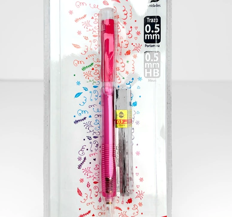PACK 3 PORTAMINA + MINAS 0.5 MM – PENTEL - 2