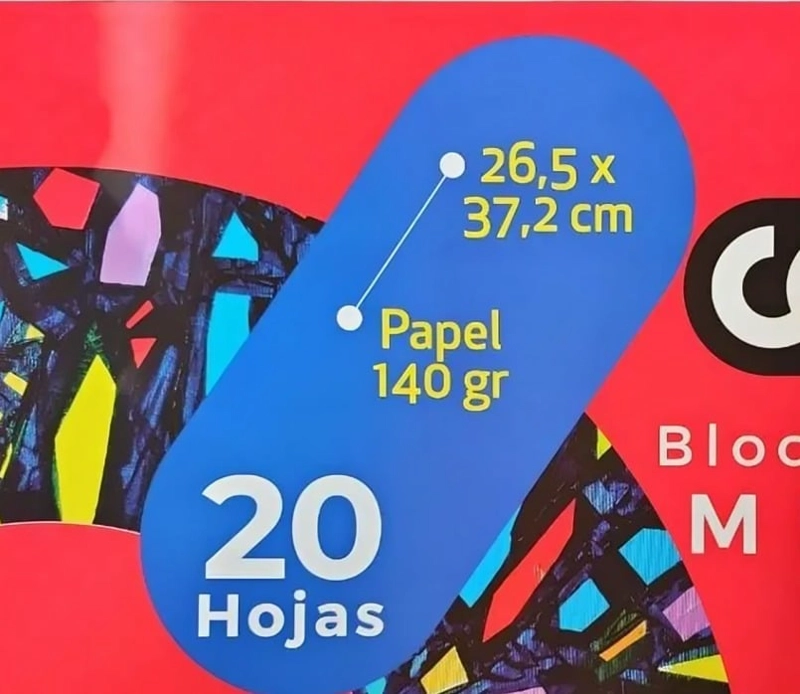 PACK 3 BLOCK DE DIBUJO MEDIUM N°99 20 HOJAS - 1