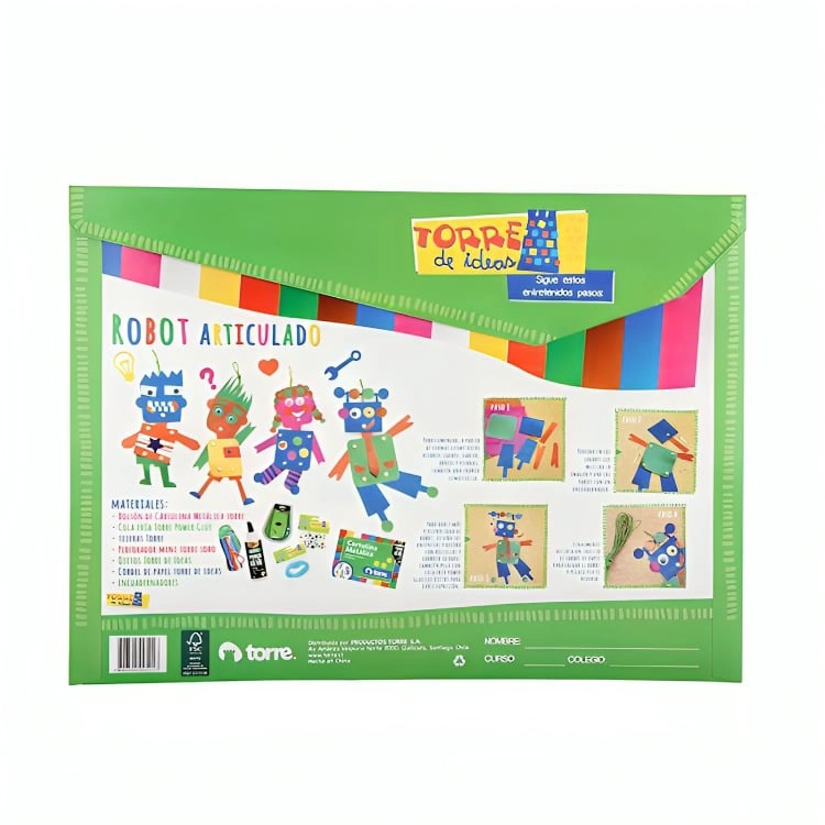 PACK 3 BOLSON CARTULINA METALICA – TORRE - 2