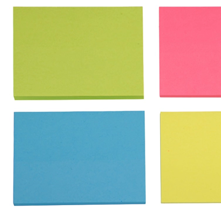 PACK 4 NOTAS 4 UND. 5.1×3.8 CM. NEON 200 HOJAS - 1
