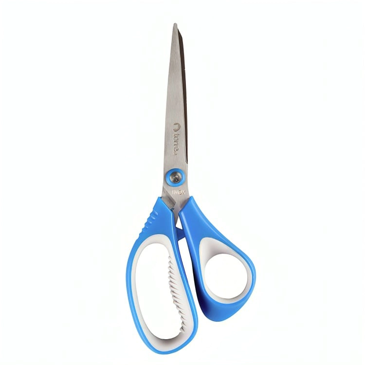 PACK 3 TIJERA DE OFICINA 7.5″ ERGONOMICA BLISTER – TORRE - 1