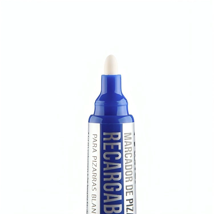 PACK 3 MARCADOR DE PIZARRA RECARGABLE / AZUL – TORRE - 1