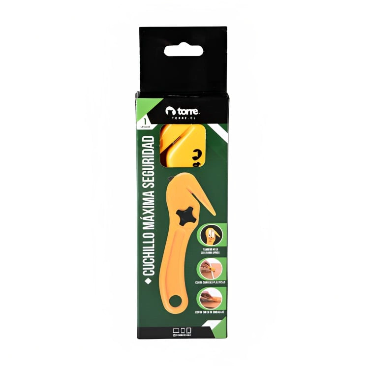 PACK 3 CUCHILLO DE CAJA MAXIMA SEGURIDAD – TORRE - 1