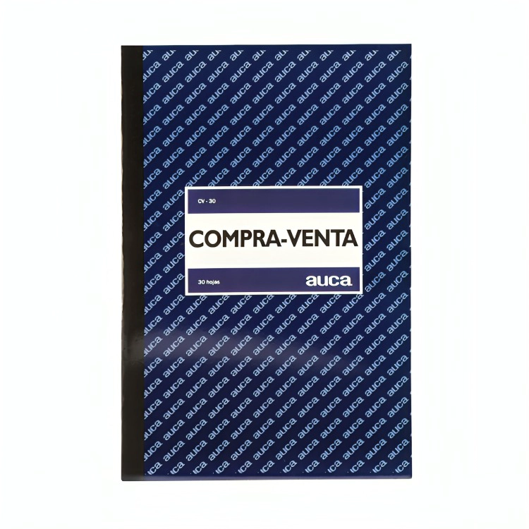 PACK 3 LIBRO COMPRA-VENTA 30 HOJAS – AUCA - 2