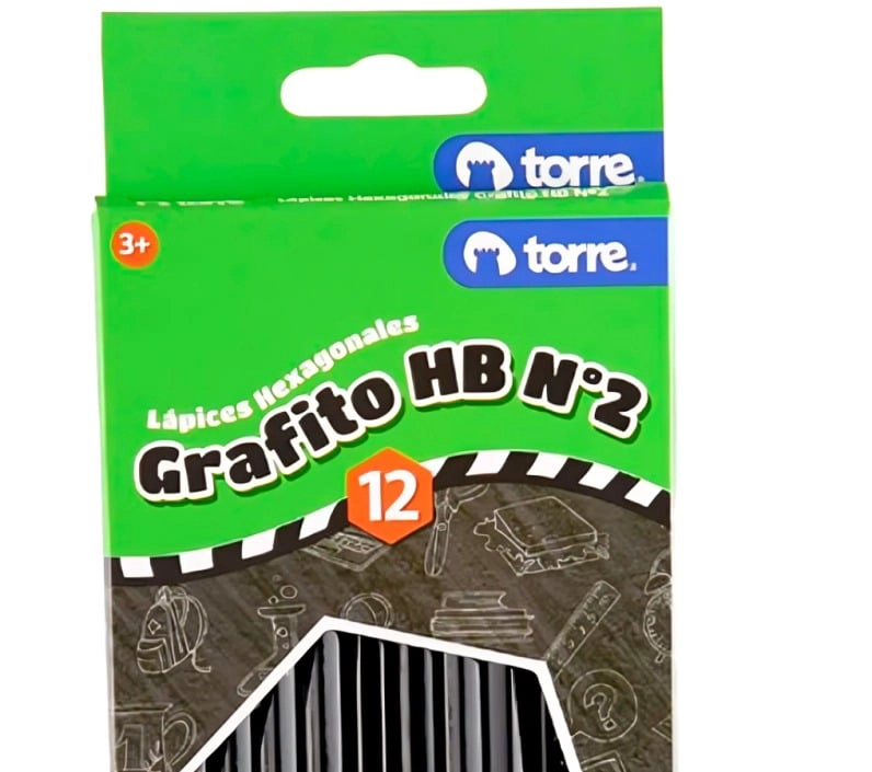 PACK 4 LAPIZ GRAFITO HEXAGONALES 12 UNIDADES IMAGIA - 3