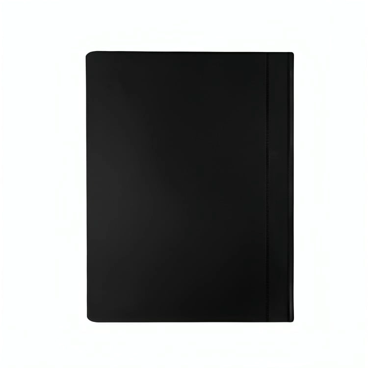 PACK 4 CARPETA PVC PLAST FILE CARTA  NEGRA - 2