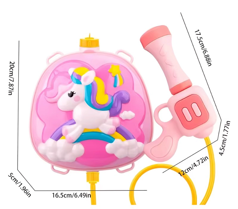 MOCHILA DE AGUA UNICORNIO - 1