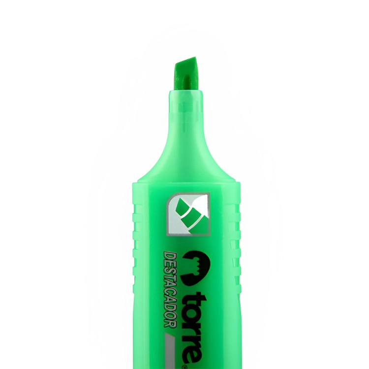 PACK 4 DESTACADOR PUNTA BISELADA PLANO VERDE – TORRE - 1