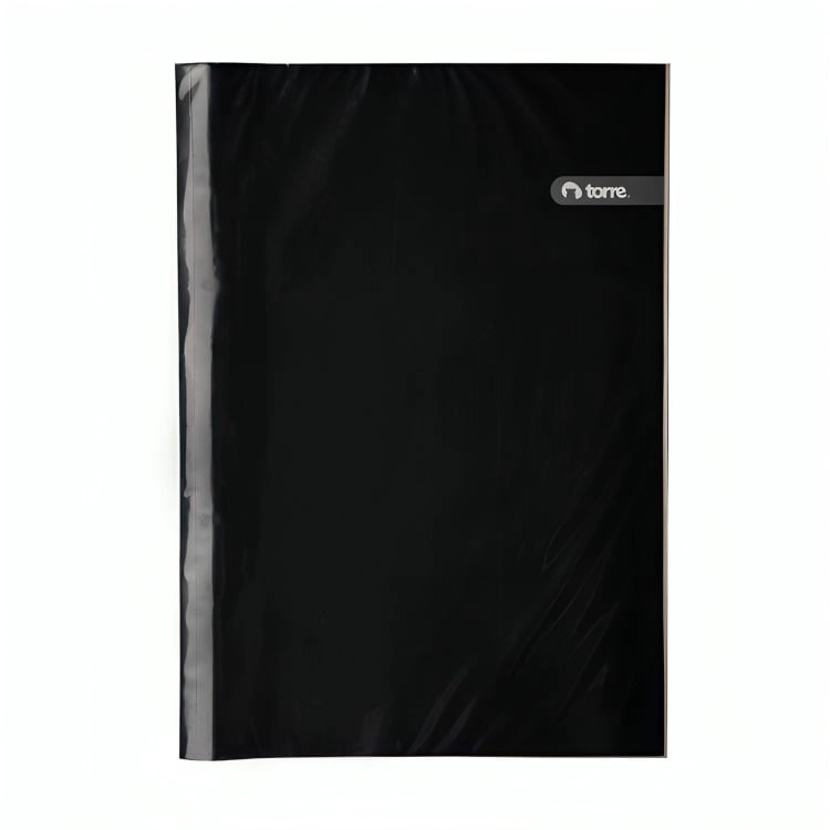ARCHIVADOR PLASTIFICADO CON GUSANO / NEGRO – TORRE - 2