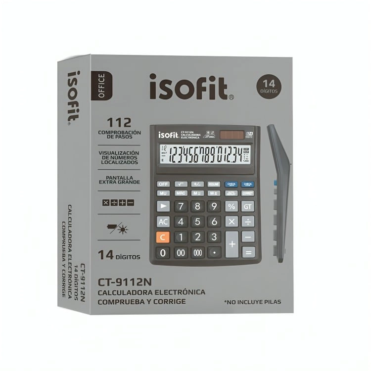 CALCULADORA 14 DIGITOS – ISOFIT - 1