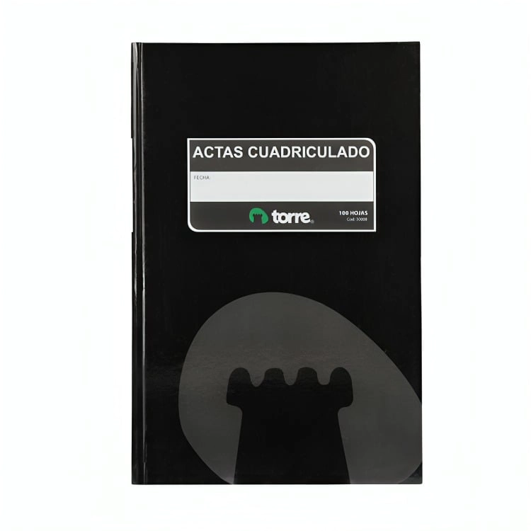 LIBRO DE ACTAS CUADRICULADO 100 HOJAS – TORRE - 1