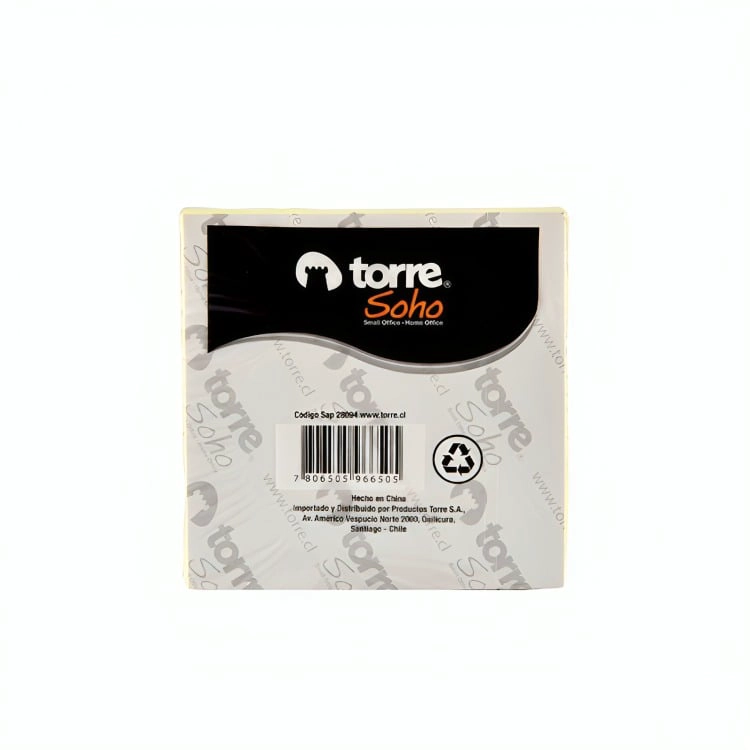NOTAS CUBO 7,6×7,6 CM. 400 HOJAS – TORRE - 1