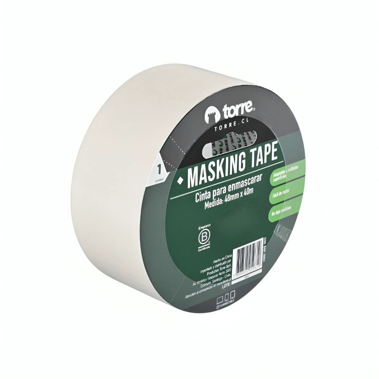 PACK 2 CINTA MASKING TAPE CREMA 48MM. X40M. – TORRE - 2