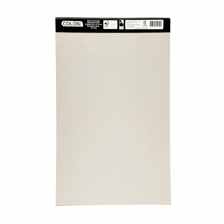 BLOCK OFICIO MATEMATICA 5MM. BO-31/80 – COLON - 1