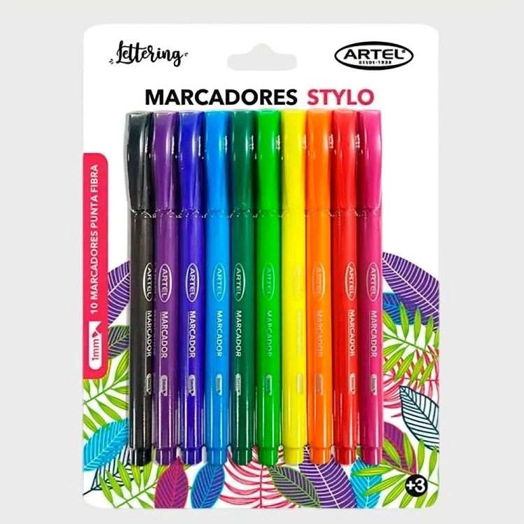 SET MARCADORES STYLO 1MM – ARTEL - 1