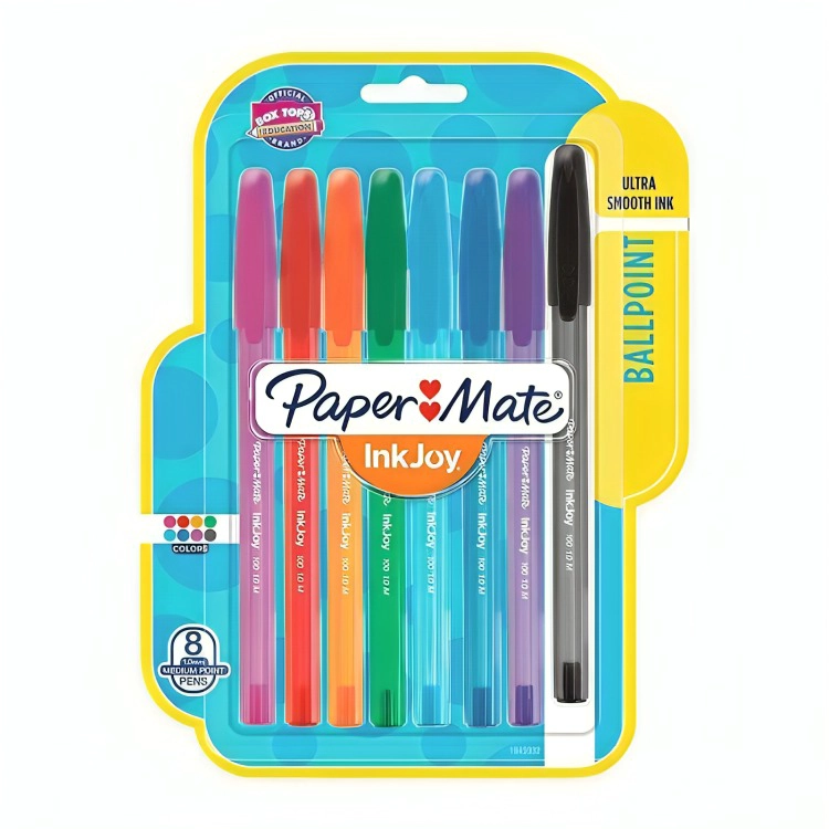 PACK 2 BOLIGRAFO INKJOY PUNTA FINA COLORES SURTIDOS 8 – PAPER MATE - 1