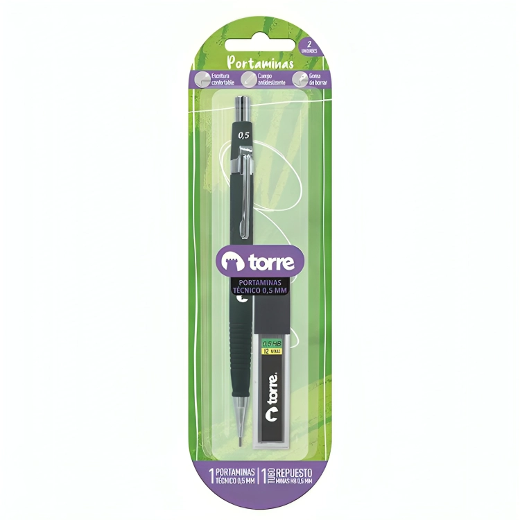 PACK 2 PORTAMINA 0,5MM TE CNICO + MINAS – TORRE - 1