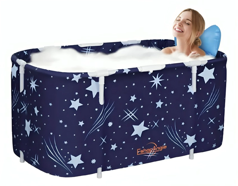 BAÑERA PLEGABLE PORTATIL ADULTOS Y NIÑOS BALDE SPA 110×55CM - 3