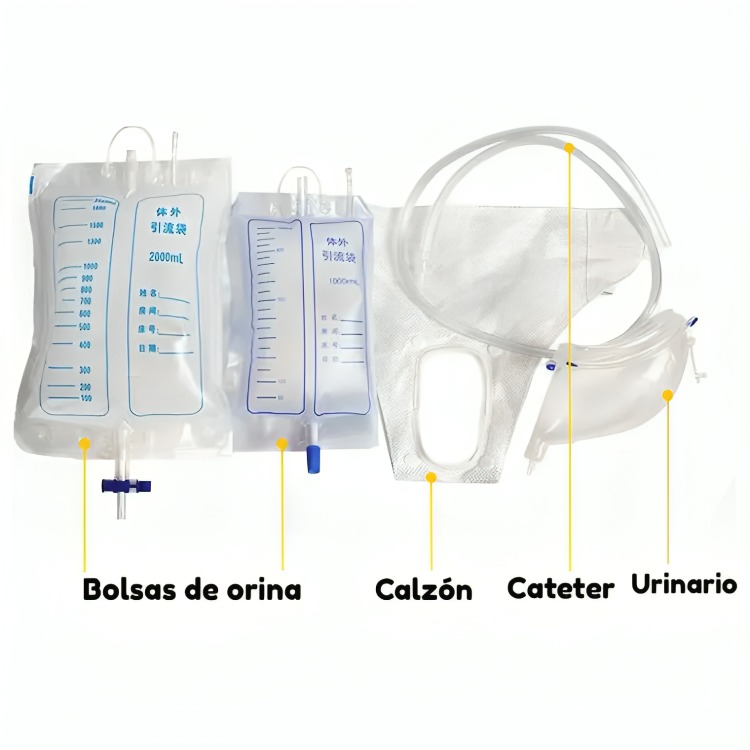 COLECTOR DE ORINA PORTATIL AHORRE PAÑALES SILICONA NORMAL - 5