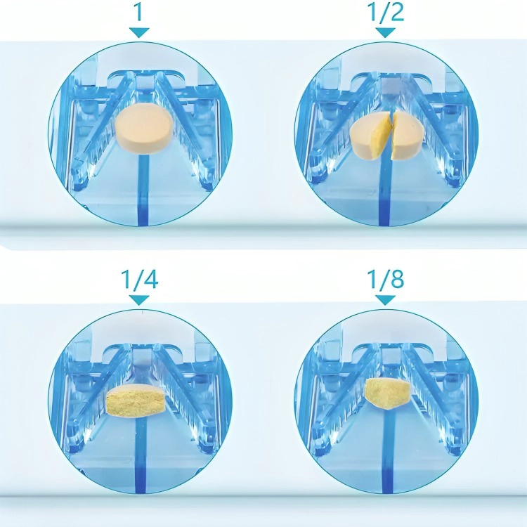 PASTILLERO ORGANIZADOR CORTADOR DIVISOR DOSIFICADOR PASTILLA - 2